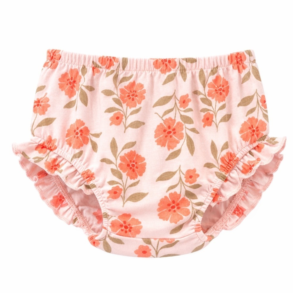 Peach and Pink Floral Print Bloomers
